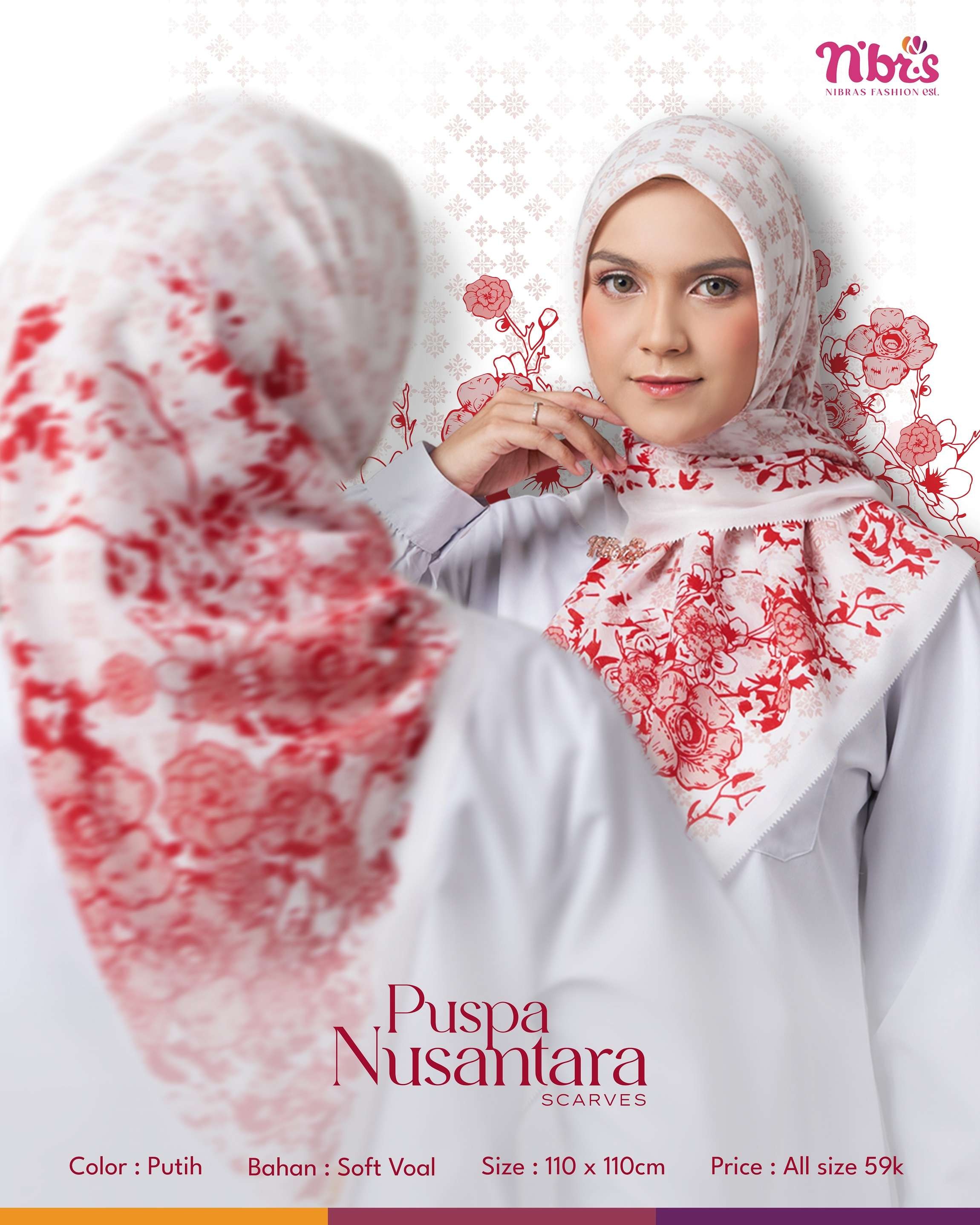 Home Fashion Muslim Nibras Hijab Scraf